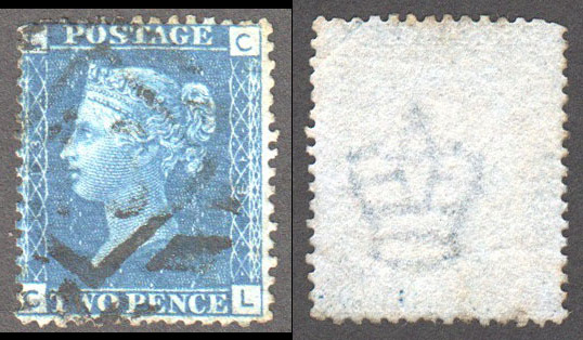 Great Britain Scott 30 Used Plate 13 - CL (P) - Click Image to Close